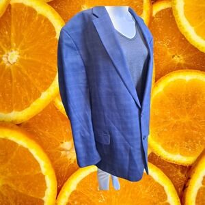 Shaquille O'Neal Blazer Sport Coat Plaid‎ Modern Fit Jacket XLG